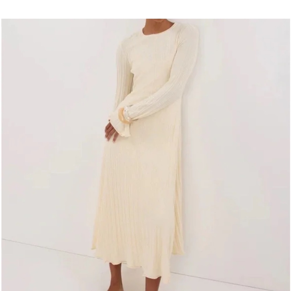 DISSH Sylvia Cream Midi Dress
